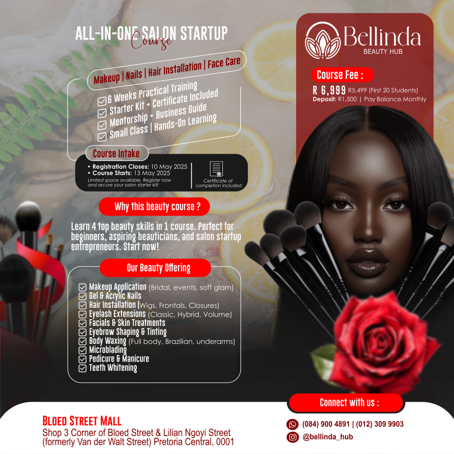 Beauty Academy Poster Design Vanderbijlpark