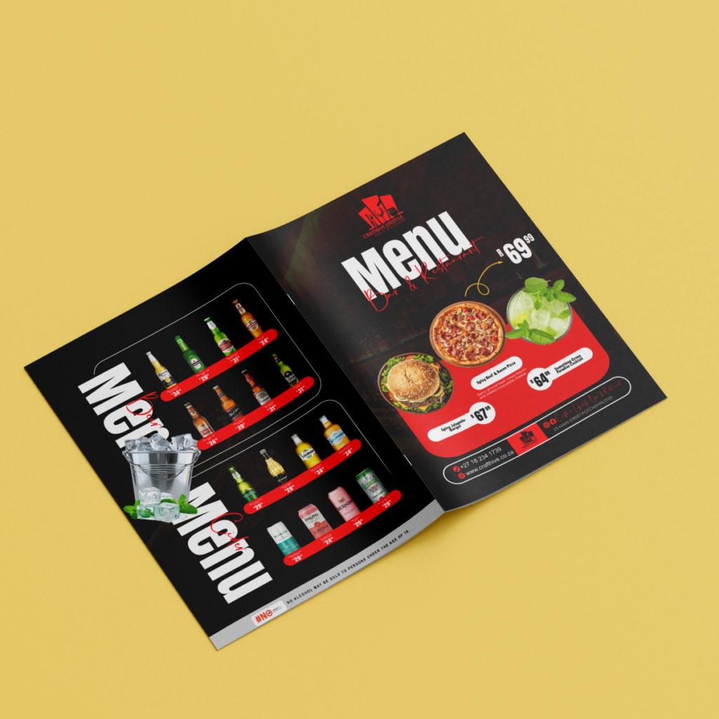 Restaurant Menu Profile Design