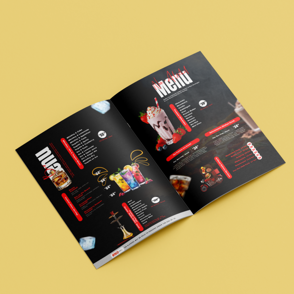 Restaurant Menu Profile Design