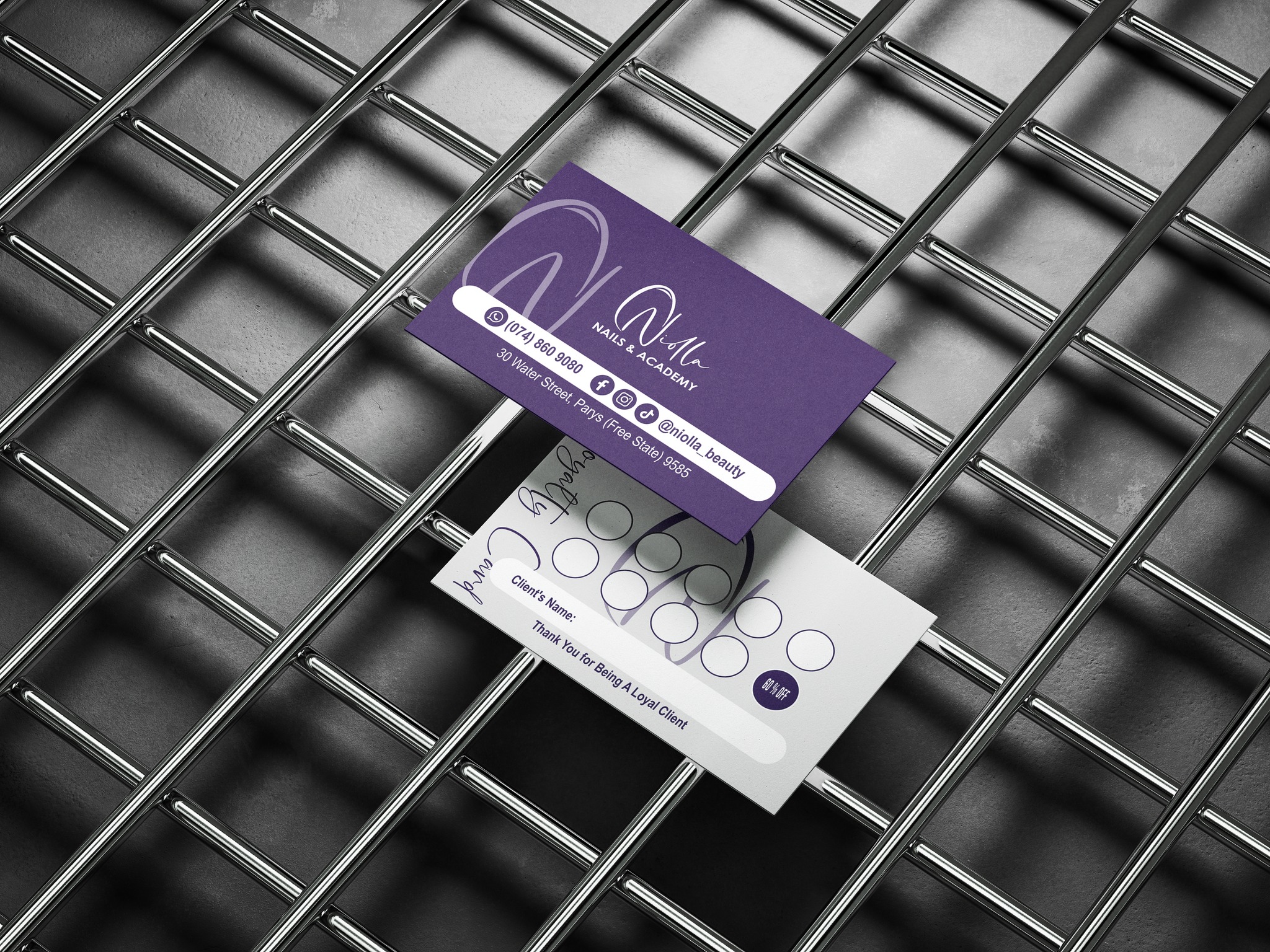Beauty Loyalty Card Design