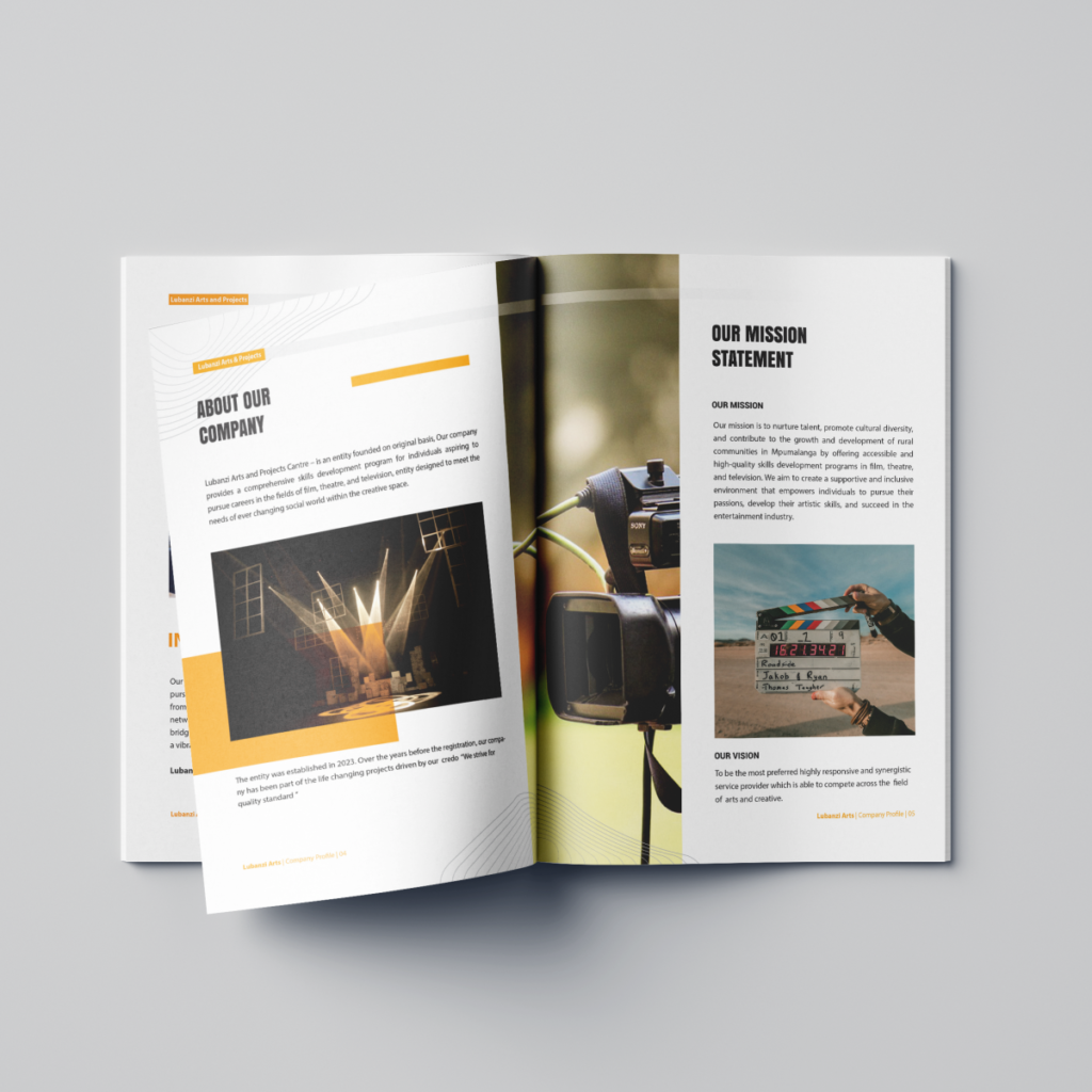 Art & Culture Centre Business Profile Design